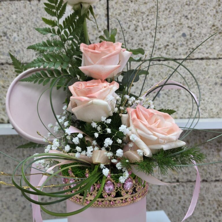 Flores con diadema