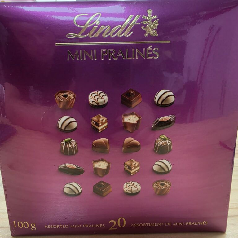 BOMBON LINDT MINI PRALIÉS 44G.