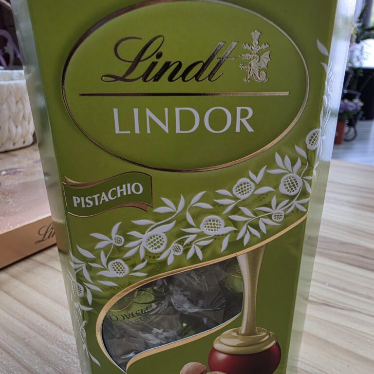 BOMBON LINDT  LINDOR 200G. PISTACHO